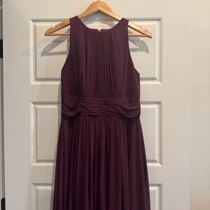 Ralph Lauren Burgundy Evening Dress